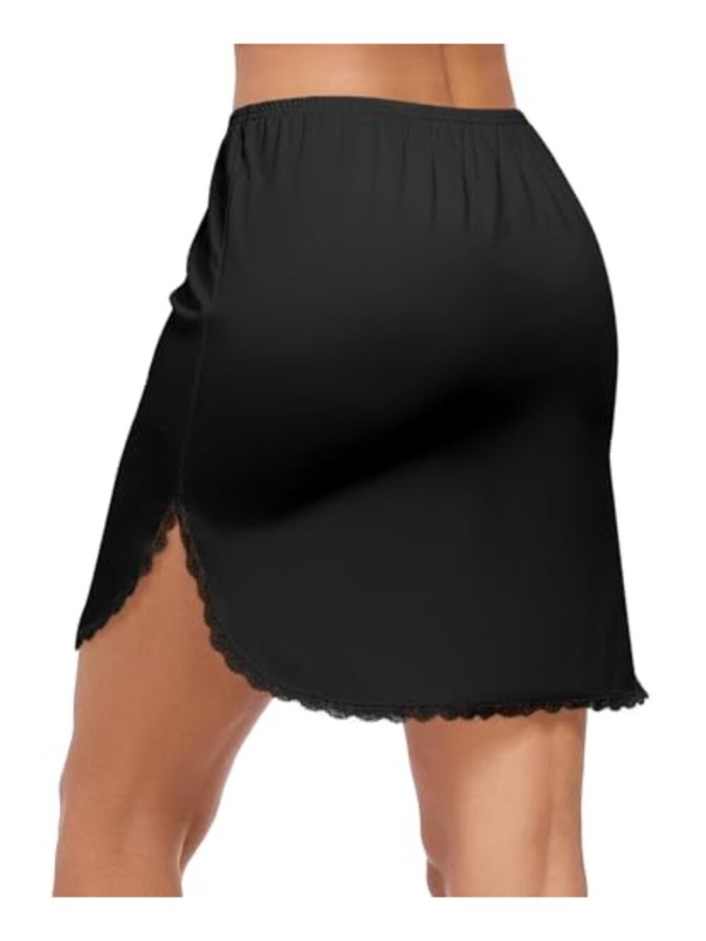 Half Slip Mini Underskirt with Floral Lace Trim